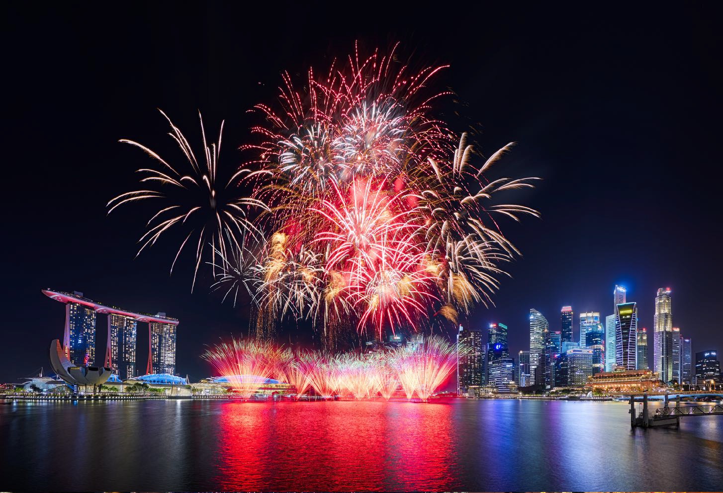 Singapore National Day Parade Fireworks