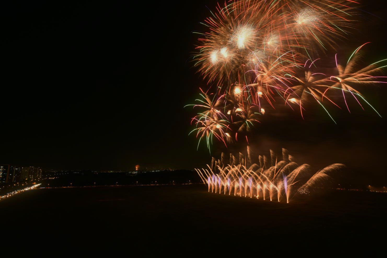 Singapore National Day Parade Heartlands Fireworks